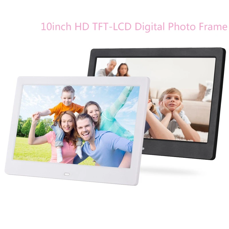 

10inch HD TFT-LCD Digital Photo Frame 1024*600 Electronic Album Picture Clock Music MP3 MP4 Movie Player For Child Gift