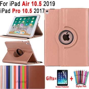 

360 Rotating Case for Apple iPad Air 2019 10.5 3 3rd Generation A2152 A2153 A2154 A2132 Pro 10.5 A1701 A1709 Smart Cover Funda