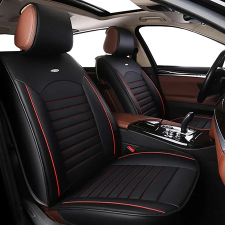 Black Standard Высокое качество из искусственной кожи чехол для сидения автомобиля для infiniti qx56 qx60 qx70 qx80 jx35, subaru forester outback 2010 2009 2008 - Название цвета: Black Standard