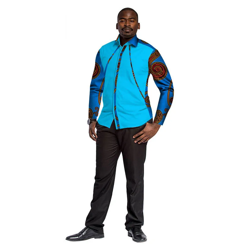New-Bazin-Riche-Ankara-Top-Clothes-Dashiki-Mens-Shirts-Plus-Size-African-Design-Clothing-Patchwork-Print(13)