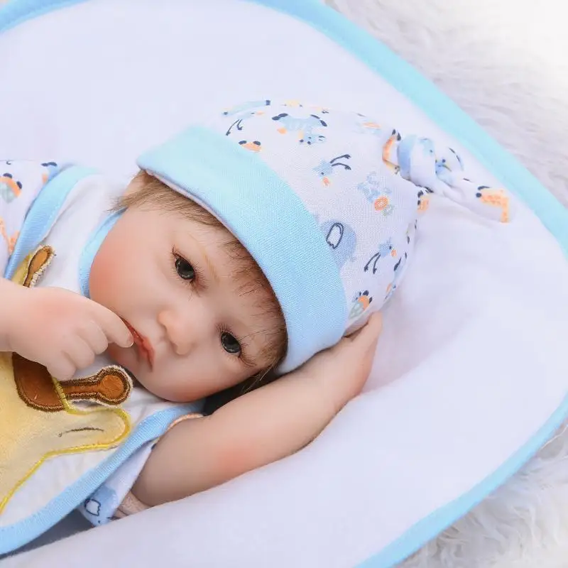 Reborn Completa 2pcs17 &quotReborn Близнецы Куклы мальчик девочка винилсиликоновых