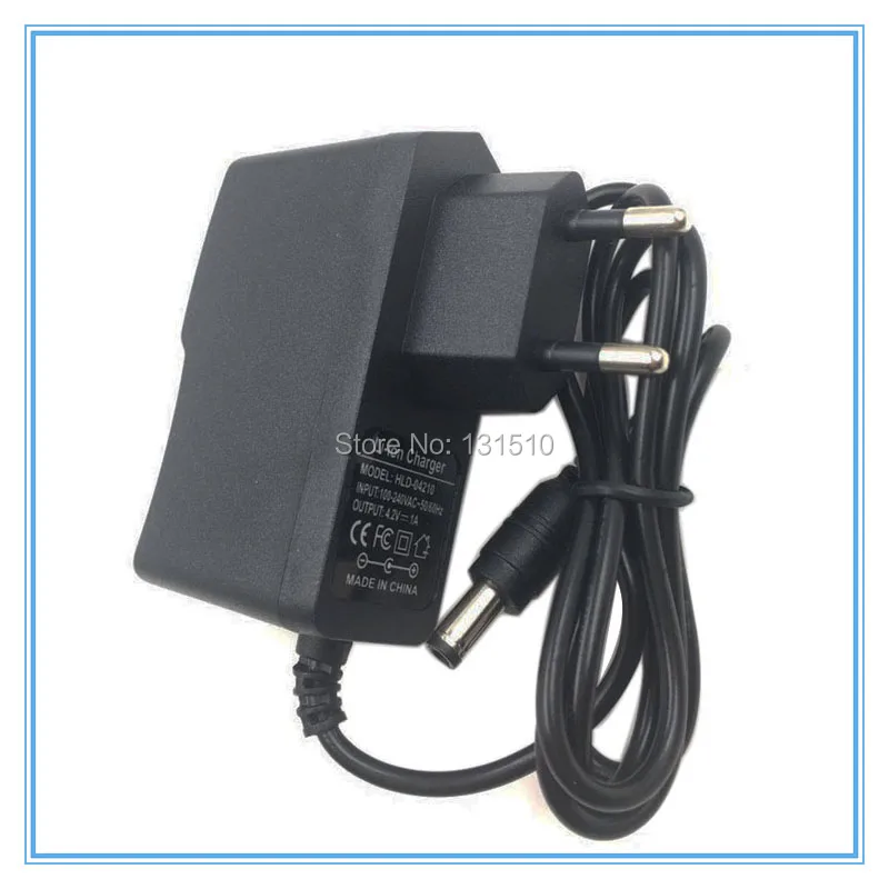 AC 100-240V DC умное зарядное устройство 4,2 V 1A 2A для 3,6 V 3,7 V 1S Li-Ion Li-po 18650 зарядное устройство адаптер питания