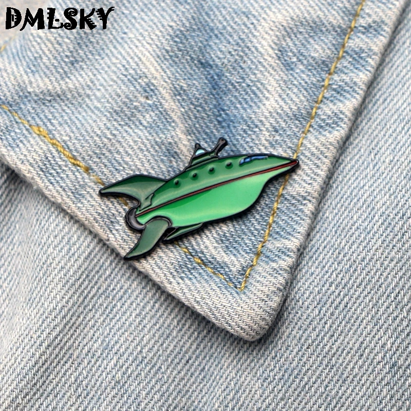 

DMLSKY 20pcs/lot Wholesale Pins Futurama Brooch Metal badge Women Enamel Pins Brooches for Clothes Bags Shirt Pin Gifts M3063