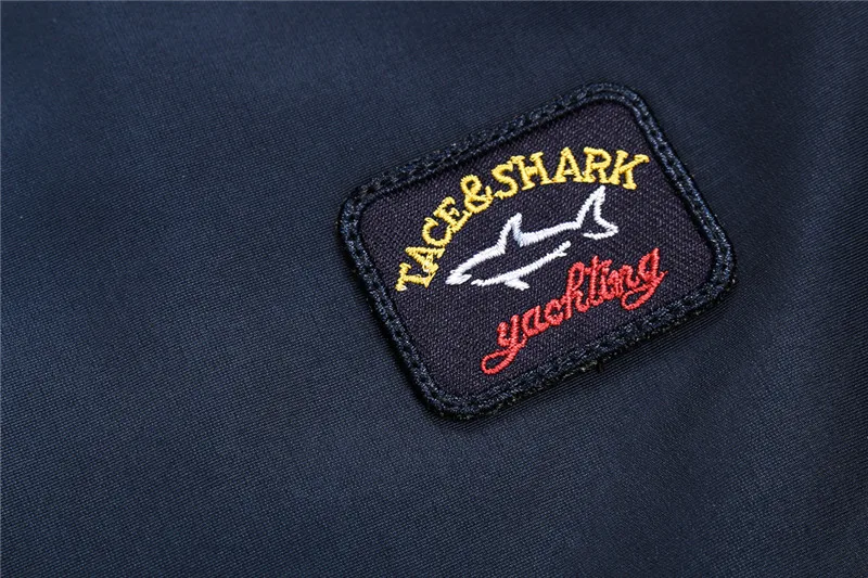 Модный бренд Tace& Shark жилет мужской colete masculino inverno Повседневный воротник-стойка с вышивкой жилет куртка-безрукавка