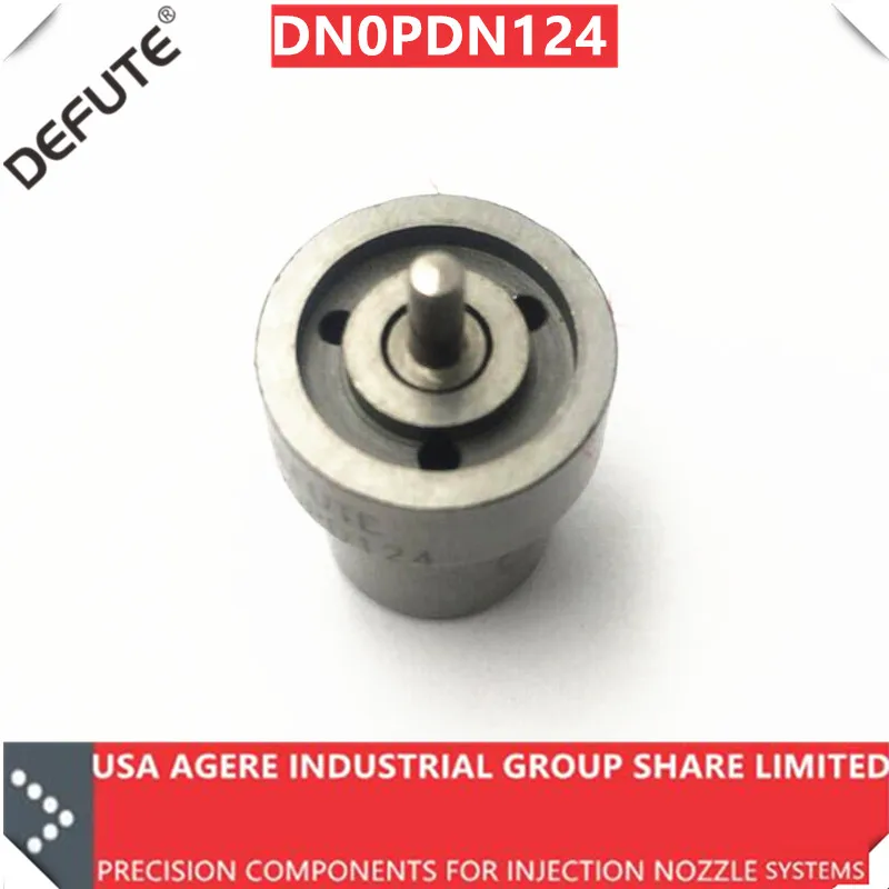 4 шт. defute DN0PDN124 бренд Форсунка для дизельного двигателя 4JG2 высокого качества