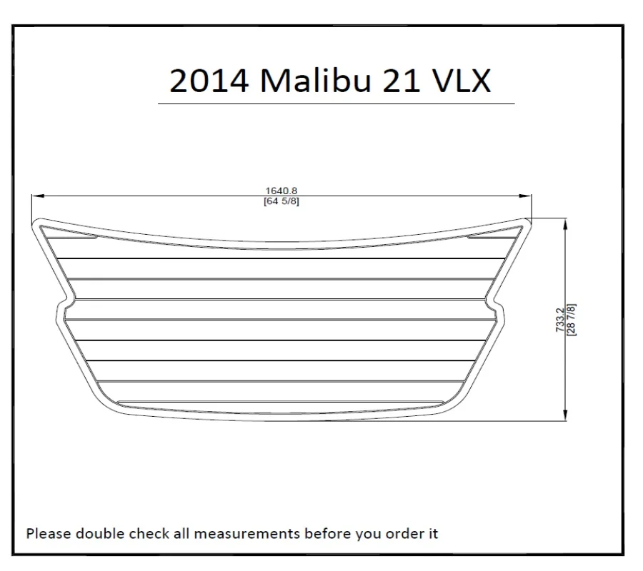 Malibu 21 VLX Плавающая Платформа Pad лодка EVA тик настил 1/" 6 мм