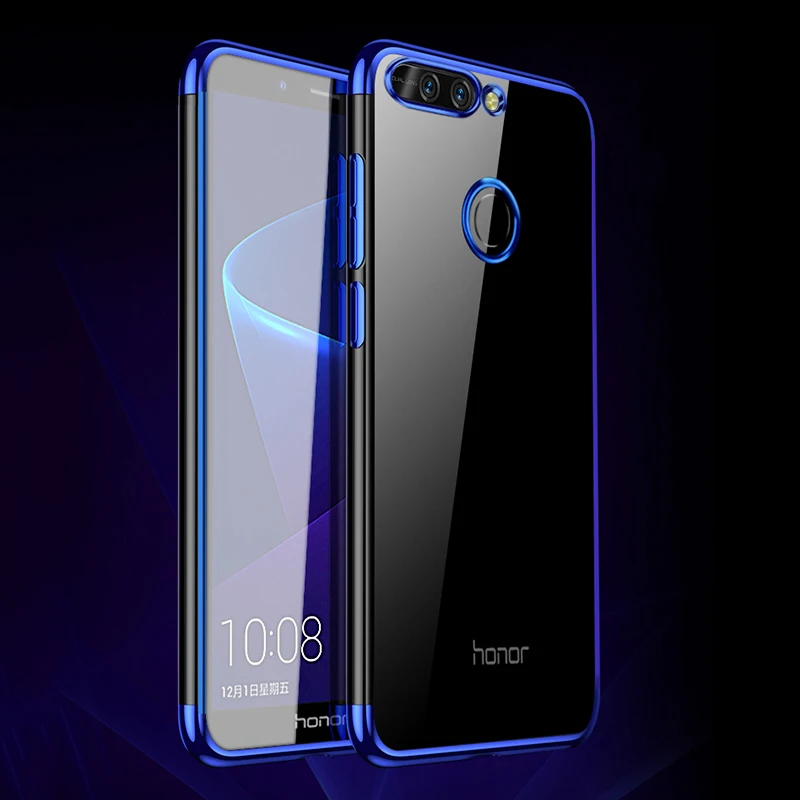 

MAKAVO Cover For Huawei Honor 8 Pro Case Luxury Laser Plating Clear Soft Silicone Phone Cases For Honor 8 Pro