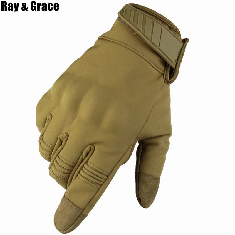 

Outdoor Men's Tactical Gloves Full Finger Riding Shooting Cycling Military Army Camo Hiking Gloves Armor Protection Shell Gloves
