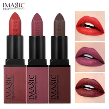 IMAGIC lipstick Matte 6 Colors Sexy girl Temptation Waterproof Long Lasting Rouge Makeup Beauty Lip cosmetic