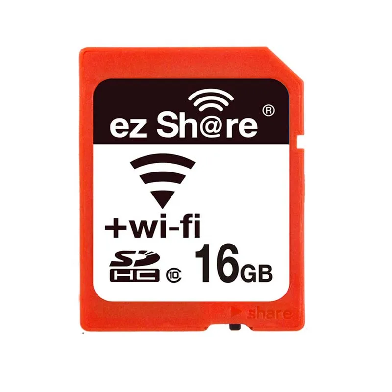 EZ share Memory sd wifi 32gb 16G беспроводная карта 4g 8g класс 10 64g 128g для canon/nikon/sony кард-ридер - Емкость: 16 ГБ