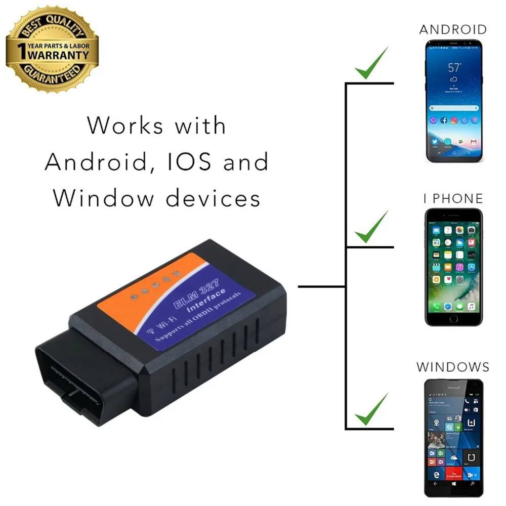 Wifi Elm327 Obd2 Pic18f25k80 чип V1.5 считыватель кодов Elm 327 Obdii диагностический инструмент