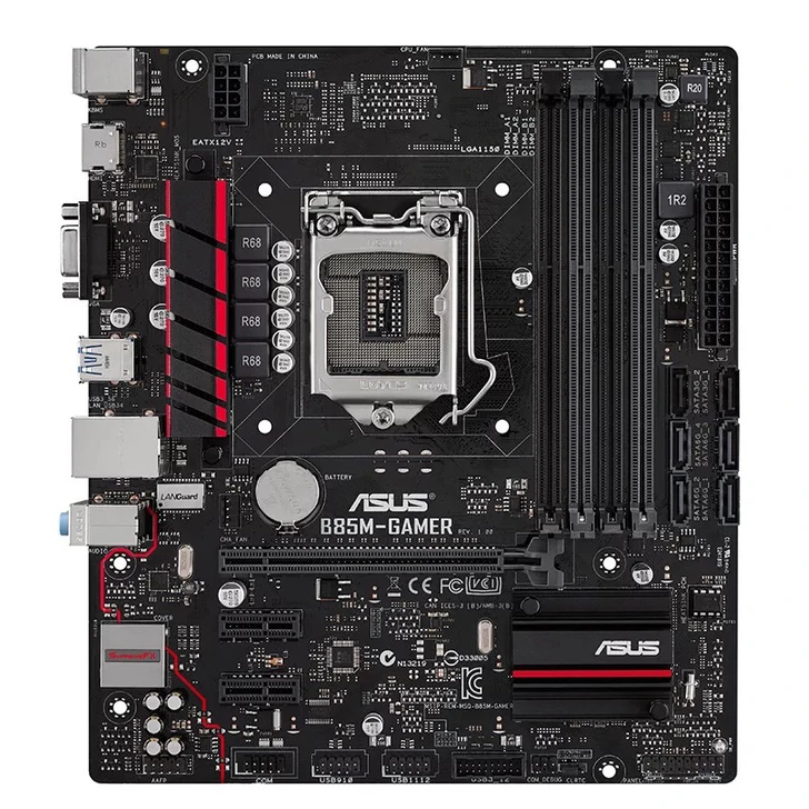 Usado para Asus Original Usado Desktop Placa-mãe B85 Soquete Lga 1150 i7 i5 i3 Ddr3 32g Sata3 Usb3.0 Micro-atx B85m-gamer