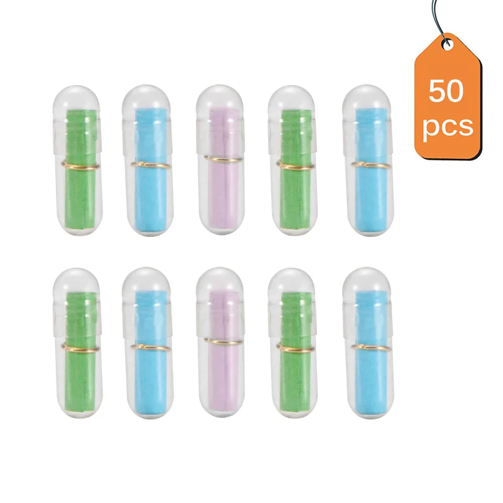 50/100 PCS сообщение бутылки капсулы для сообщений с буквенным принтом Симпатичные