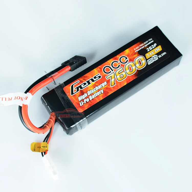 

Free shipping high quality ACE 7600mah 7.4V 25C 2S lithium battery TRAXXAS E S safe special battery for Big foot Electric boat