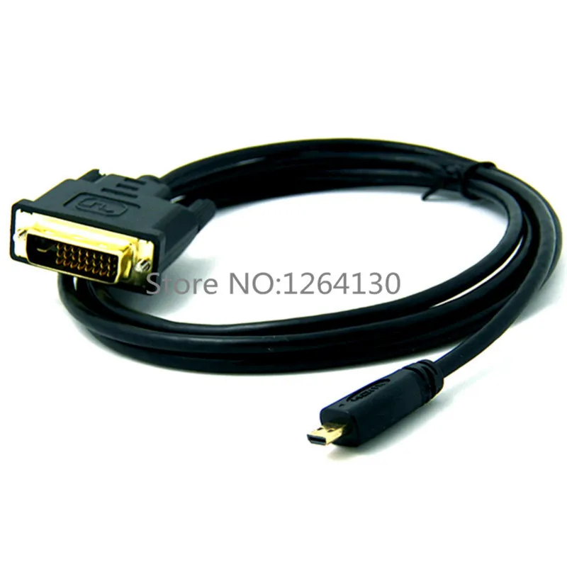 1,8 м микро HDMI к DVI DVI-D 24+ 1 кабель папа-папа