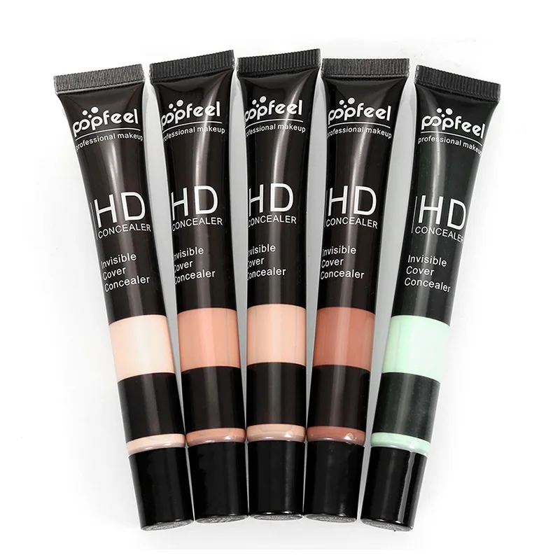 

Pro Concealer 5 color Facial Corretivo Base Contour Cream Camouflage Bronzer Concealer Liquid Highlighter Makeup