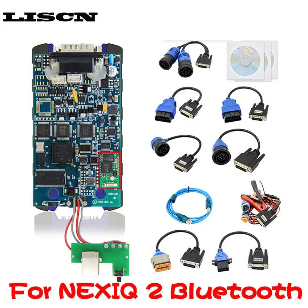 

NEXIQ 2 USB Link NEXIQ Diesel Truck Diagnostic Tool NEXIQ 2 Bluetooth USB Link Heavy Duty Truck Better Than DPA5 Top Selling