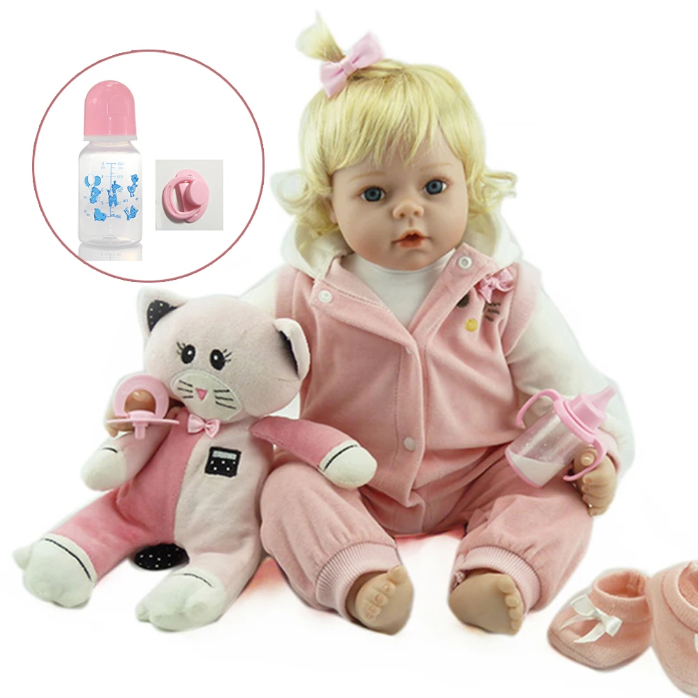 Dollmai 55 см Φ дешевый доллар Новорожденный ребенок Bonecas Bebe Детская игрушка милая