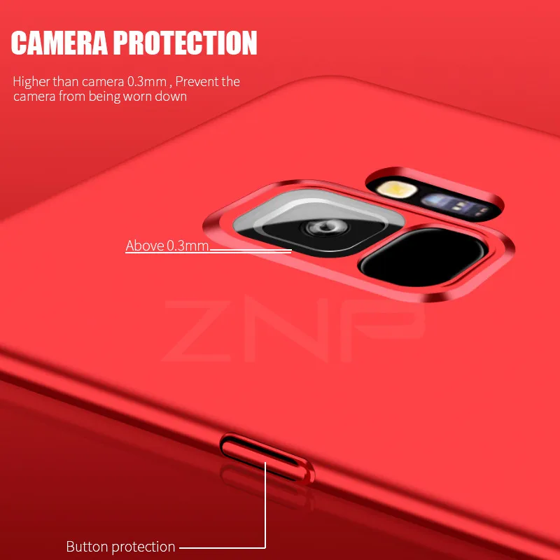 ZNP 360 Degree Shockproof Phone Case For Samsung Galaxy S9 S8 Plus Note 8 9 Cover Shell For Samsung S7 Edge S8 Protection Cases