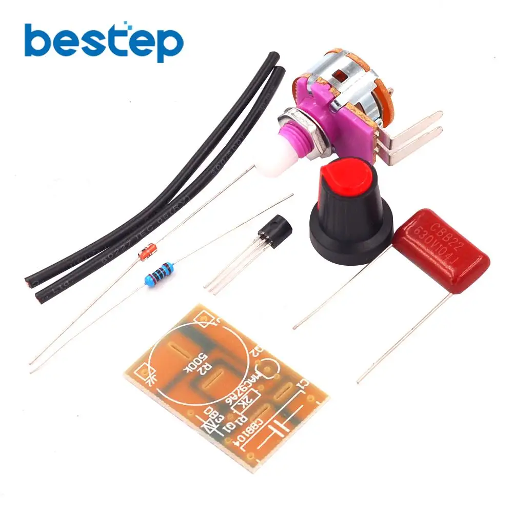 

Dimmers Dimming Unassembled Kit 100W DIY Suite Trousse Boards Switch Table Lamps 100 Watts Integrated Circuits Electronic Parts