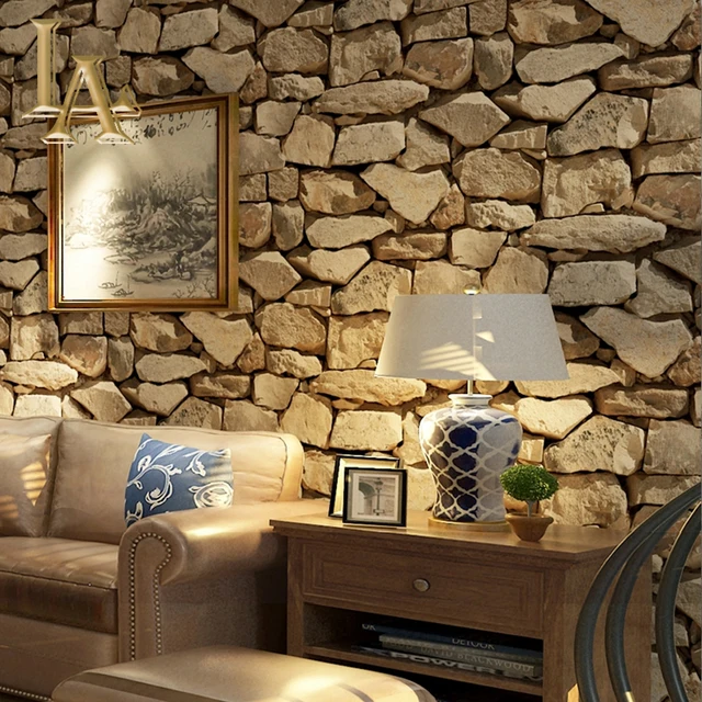 Vintage Brick Stone Wallpaper For Walls Home Wall Paper Rolls Vintage Brick Stone Wallpaper For Walls Home Wall Paper Rolls Restaurant Bedroom Living Room