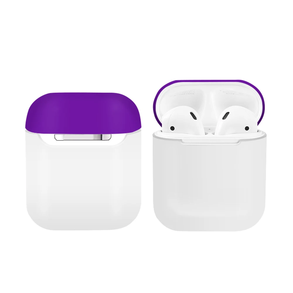 Милый силиконовый чехол для наушников для Apple AirPods, чехол, защита от ударов, защитный рукав, беспроводная коробка для наушников, аксессуары