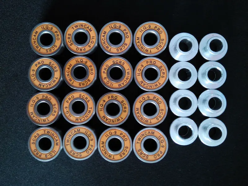 

free shipping roller skates bearing bushing spacer skate board bearing