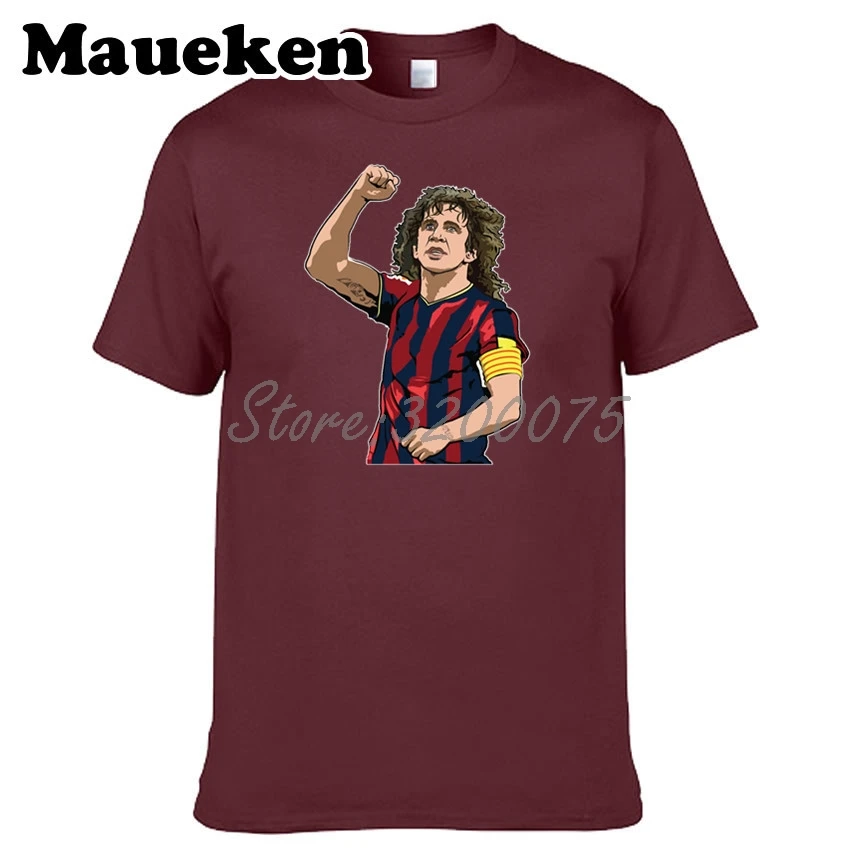 Мужская футболка Carles Puyol 5, испанская легенда, капитан, одежда, футболка, Мужская футболка с круглым вырезом, W17072509 - Цвет: 9