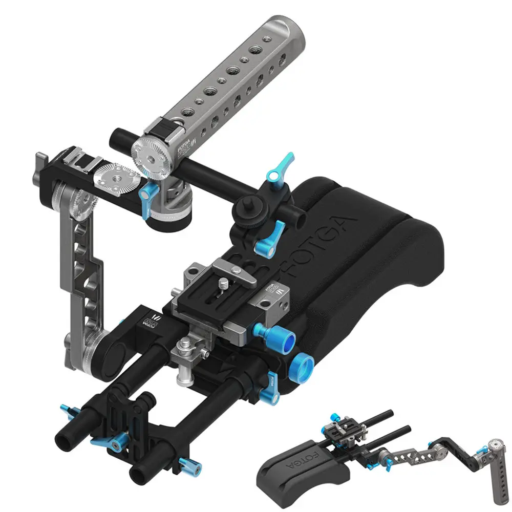 FOTGA DP500 III ENG ручная клетка + плечевая накладка опорная пластина 15 мм установка Sony
