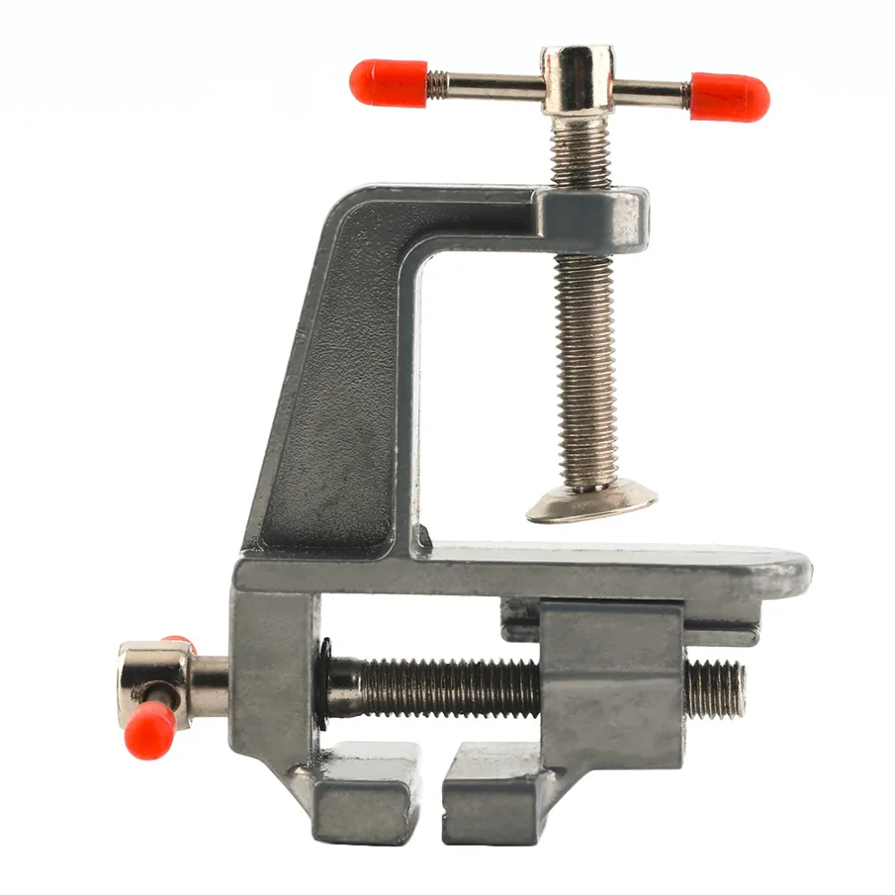 

Mini Aluminum Bench Vise Woodworking Table Clamp Crimping Hand Tool Table Vise Mini Locksmith Clip Small Jewelers DIY Parts