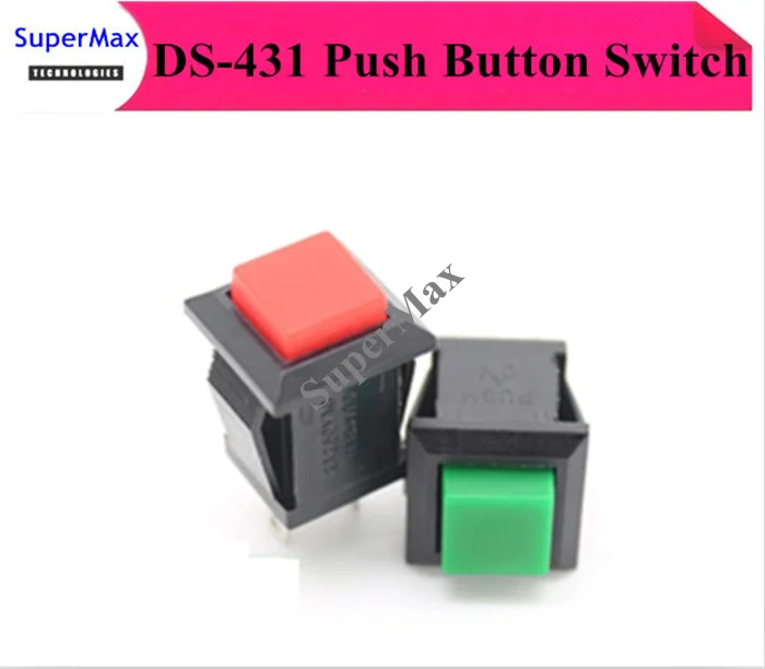 

100pcs DS-431 2pin NC press break,no lock self reset push button switch