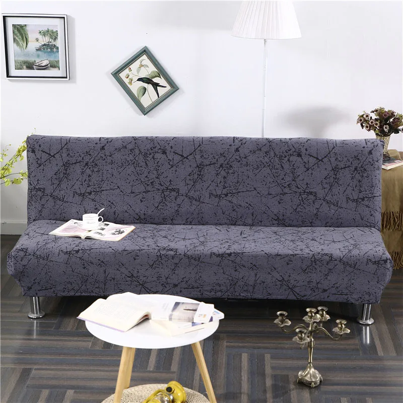 Чехол с цветочным софа с рисунком, складной эластичный чехол для дивана без подлокотника, складной чехол для дивана - Цвет: Color7