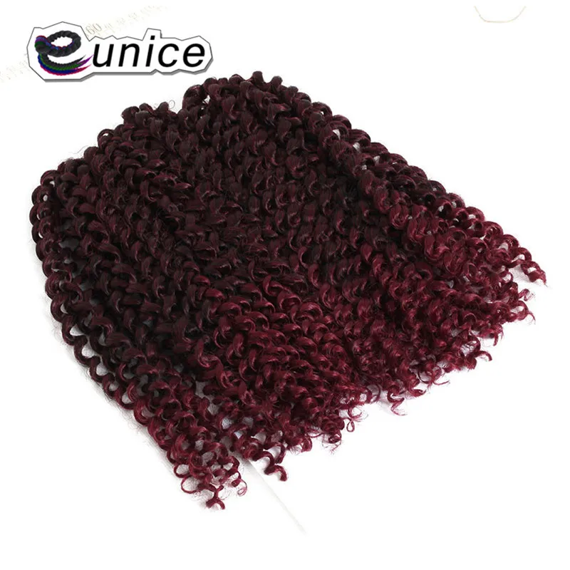 3 Bundleslot Fashion synthetic braiding hair 10inch Freetress Jerry Curl Crochet Braid  (24)
