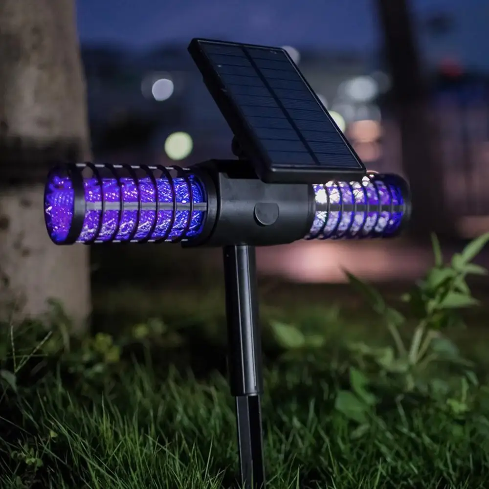 

Waterproof IP65 USB charging AntiMosquito Artifact Solar Mosquito Lamp LED Light Lawn Camping Lamp Bug Zapper Light Protect Lamp
