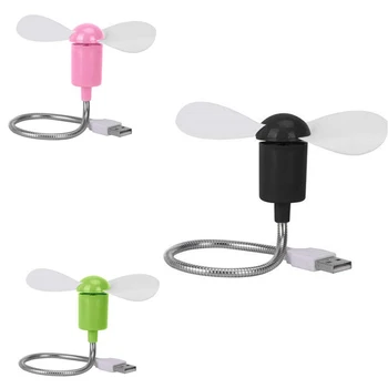 

10pcs Mini Small Cooling USB Fan Flexible USB Cooler For Power Bank Laptop Desktop PC Computer Office Gadgets Cool Accessories