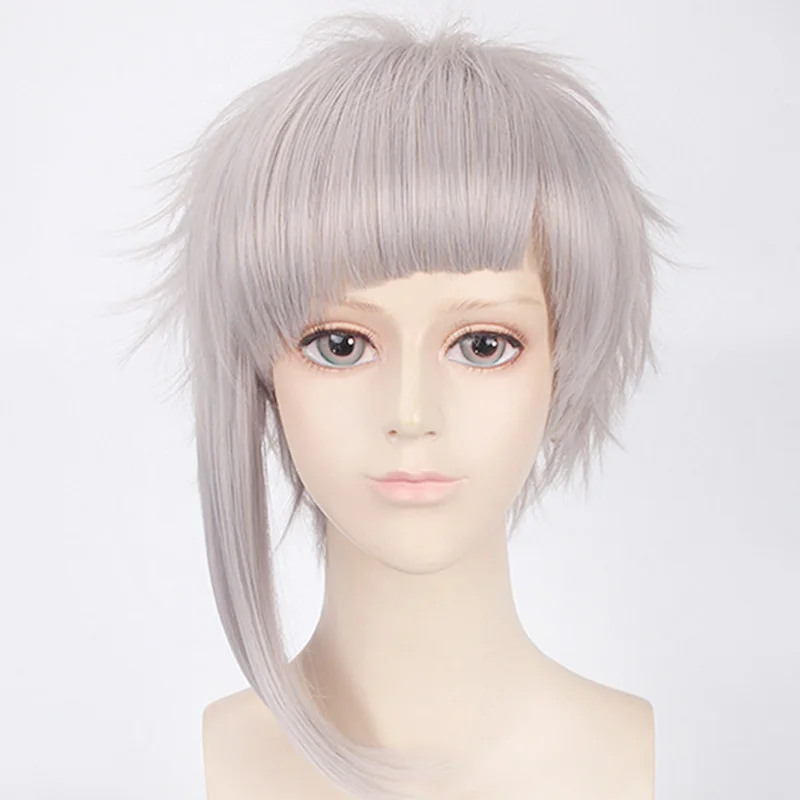 Coshome Bungo Stray Dogs Atsushi Nakajima Dazai Osamu Cosplay Costume Wigs Men Women Short Peluca (11)