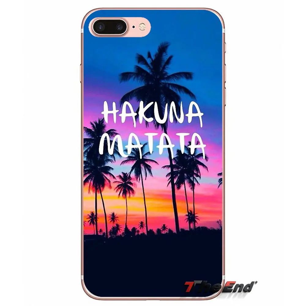 Для Apple iPhone X 4 4S 5 5S SE 5C 6 6S 7 8 Plus 6Plus 7plus 8plus Fundas Coque Tribal Aztec Hakuna Matata Lion King