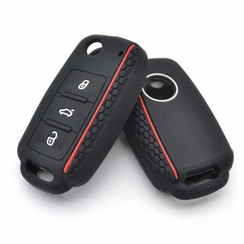 Силиконовый чехол с дистанционным управлением для SKODA Fabia Octavia Superb Seat Leon Toledo Altea Ibiza