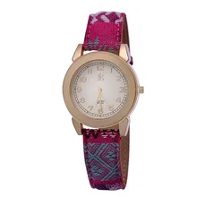 2015 New Bohemia Vintage Women Watch Fashion Leather Sport Quartz Watch Cartoon Ladies Dress Watches Brass Clock Relojes Mujer