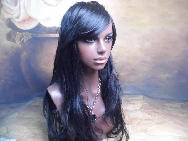 Женский реалистичный манекен голова бюст для кружевного парика и ювелирных изделий