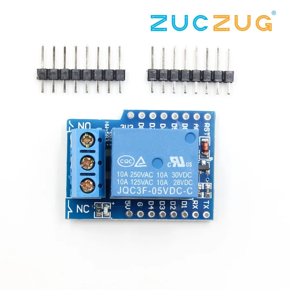 1 комплект D1 Мини Релейный Щит один канал Wemos релейный модуль ESP8266 макетная плата |