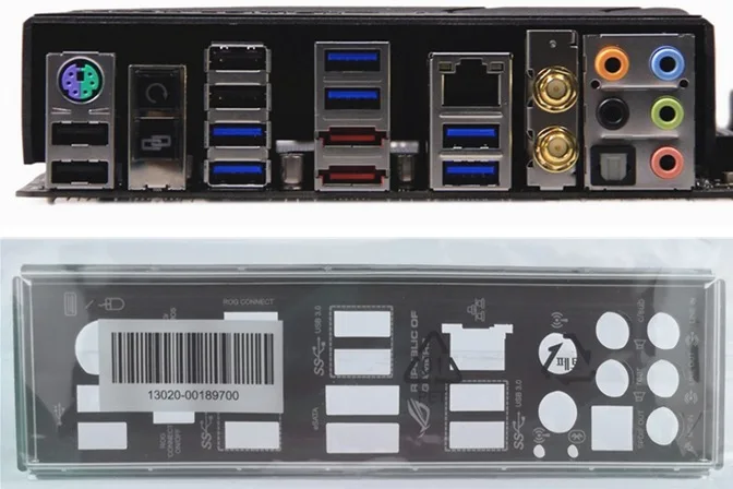 Новая защитная задняя пластина I/O для материнской платы RAMPAGE IV BLACK EDITION R4BE just shield
