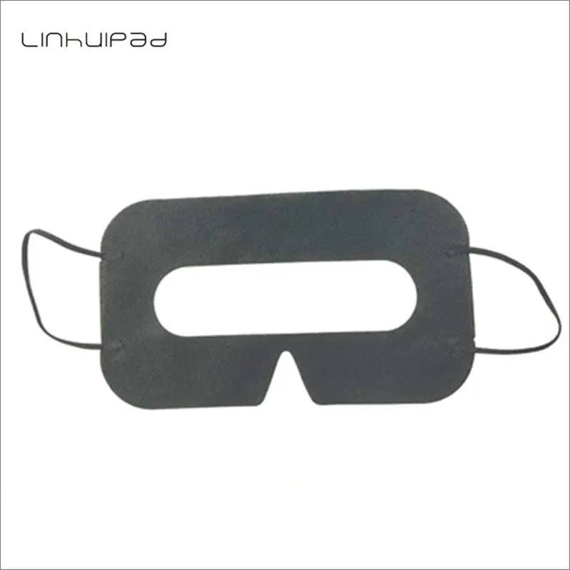 Linhuipad 100 шт. черные гигиенические VR прокладки одноразовые маски для очков 3D