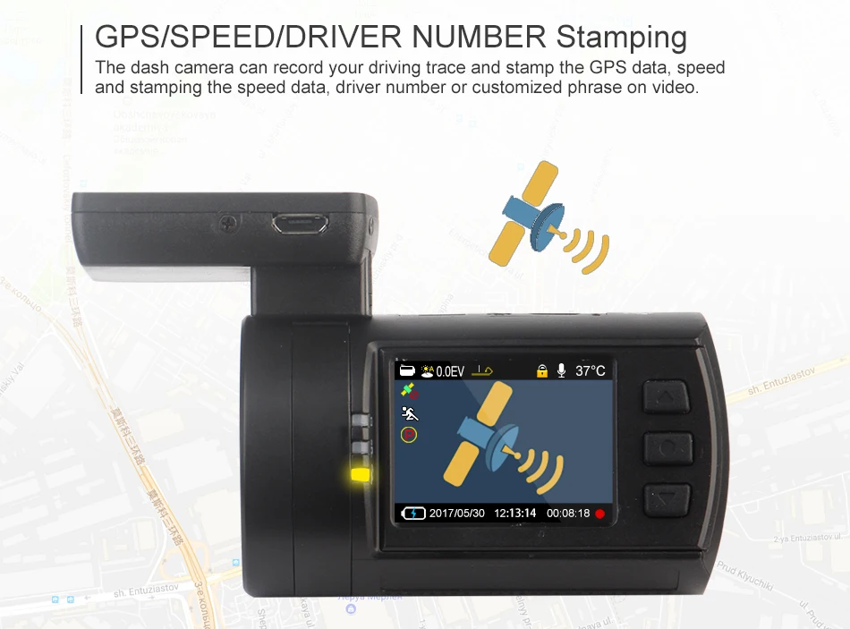 RUCCESS DVR 0906 Mini Car DVR GPS Logger Full HD 1080p Novatek 96663 WDR Capacitor 1920x1080 Night Vision 170 Degree Dash Cam 5