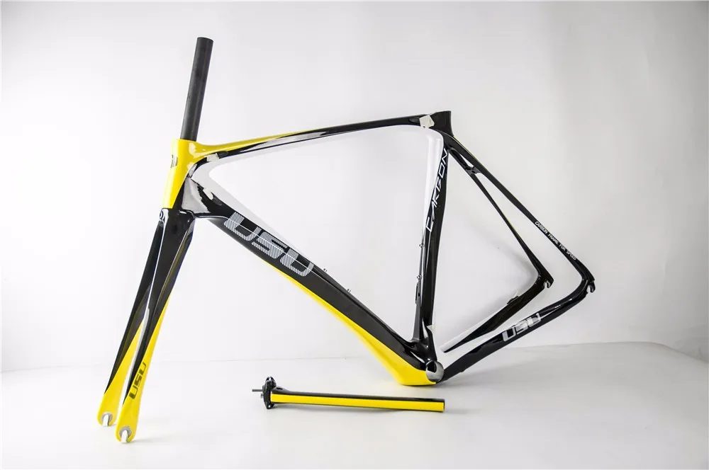 Discount OEM T700c full carbon road bike carbon frame with usu decal 48cm/50cm/52cm/54cm carbon bicycle frame 3 Discount OEM T700c full carbon road bike carbon frame with usu decal 48cm/50cm/52cm/54cm carbon bicycle frame 3