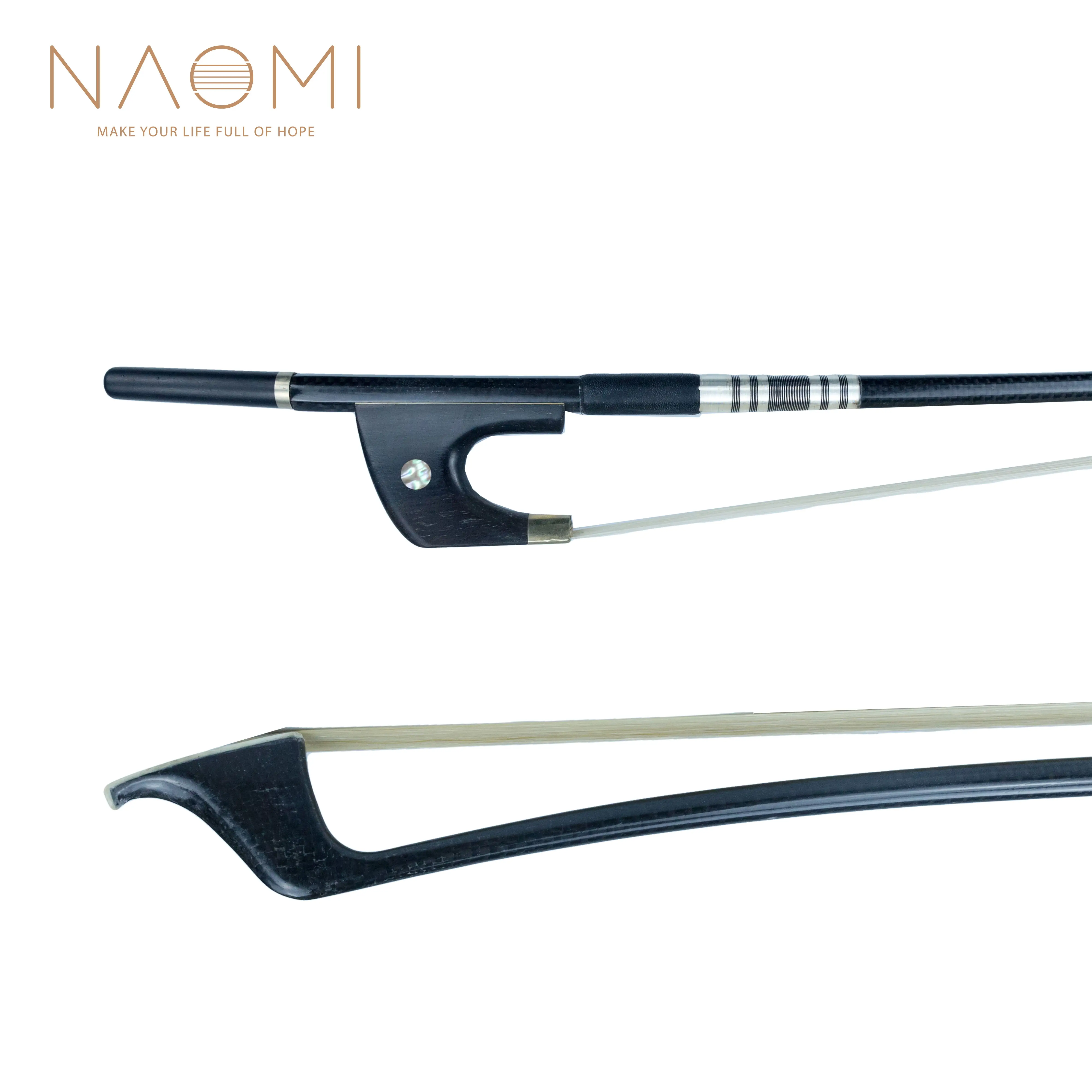 Buy NAOMI Bow German Style Double Bass Bow Carbon