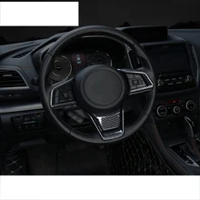 Lsrtw2017 auto in fibra di carbonio volante trim decorazione per subaru forester xv 2018 2019 2020 outback