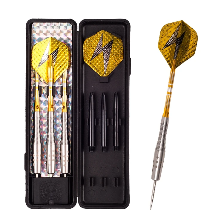 Tungsten Steel Dart Set, 20Gram Barrel, With Aluminium Shafts, Metal Dart Flights and Dart Case
