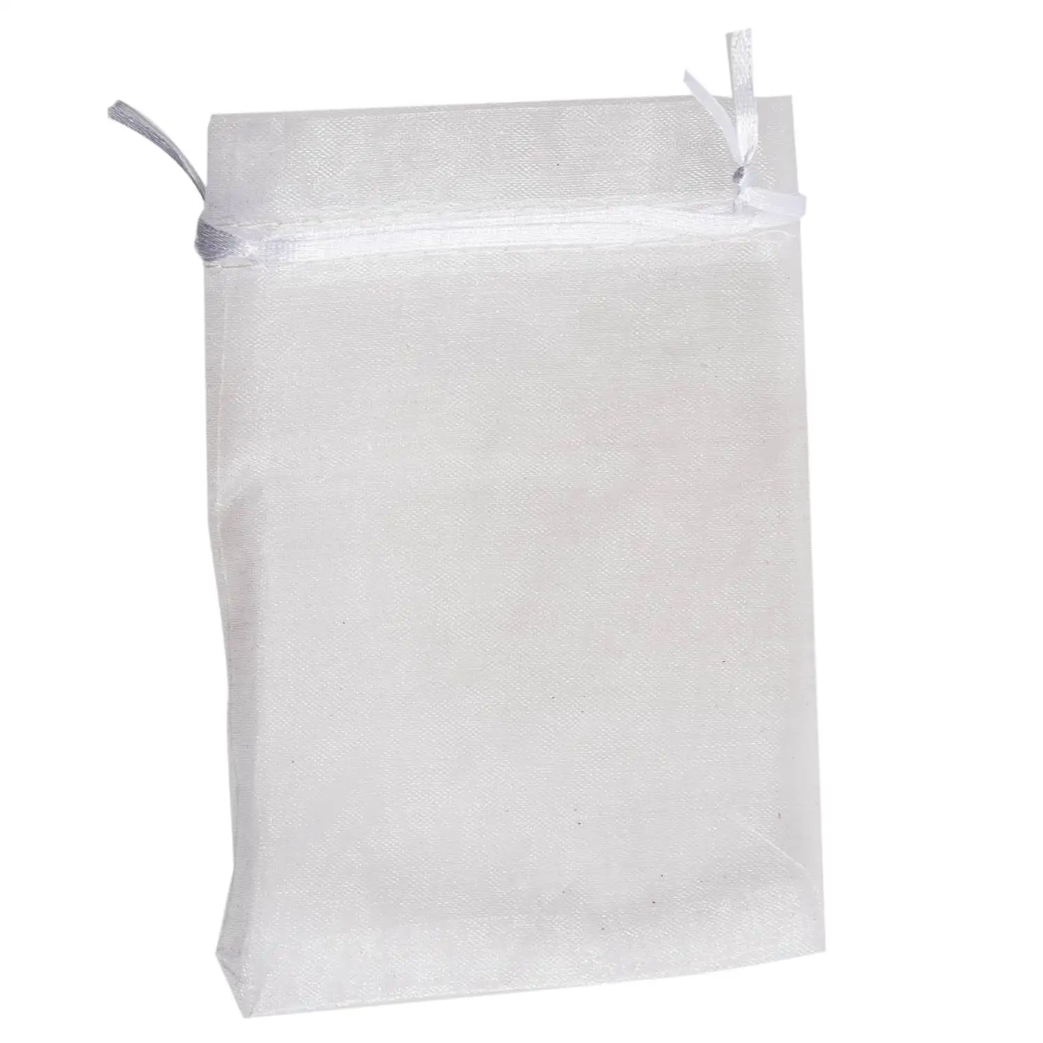 

Organza Bag Jewelry Packaging Pouch Bags Wedding favor Party Decoration Drawable Bags Gift Pouches 100pcs White Pouch Sachets