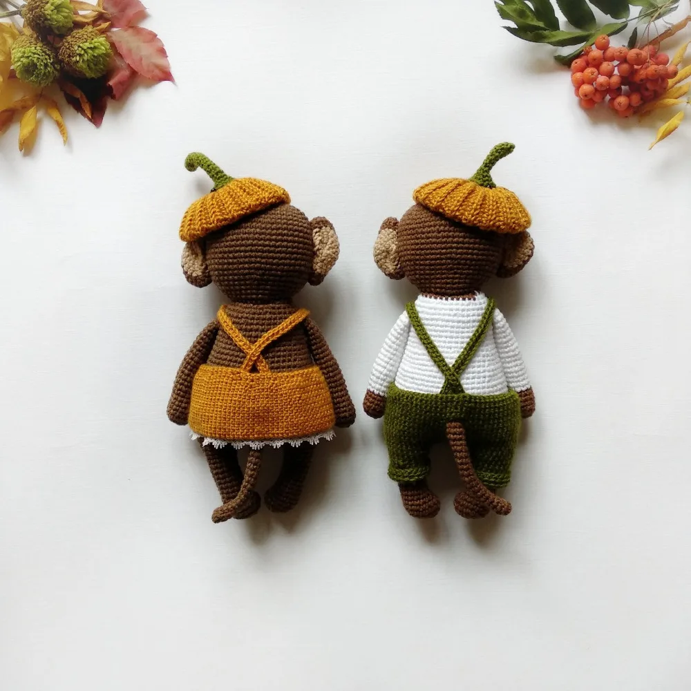 Вязаные Игрушки Кукла-амигуруми обезьяна Номер модели XH0412050